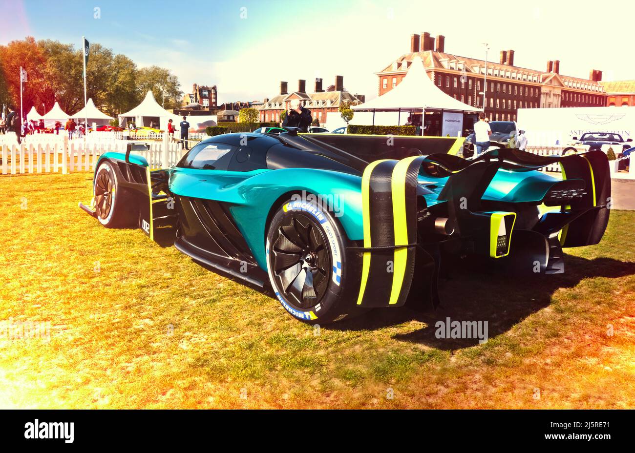 Aston Martin Valkyrie at Salon Prive London held at the Royal hospital Chelsea Stock Photo