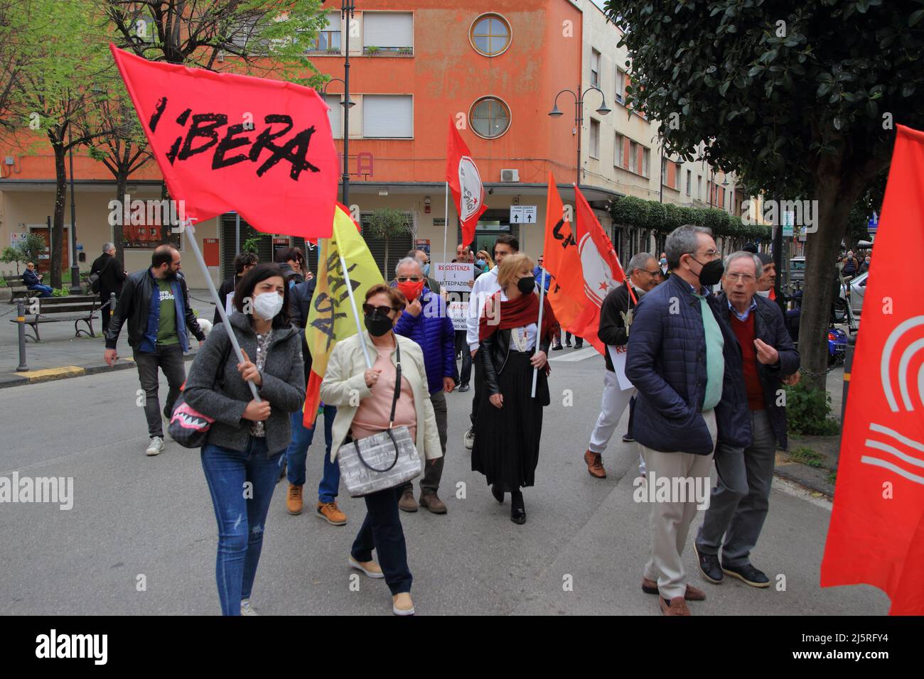 April 25, 2022, Nocera Inferiore, Campania/Salerno, Italy: (Credit Image: © Pasquale Senatore/Pacific Press via ZUMA Press Wire) Stock Photo