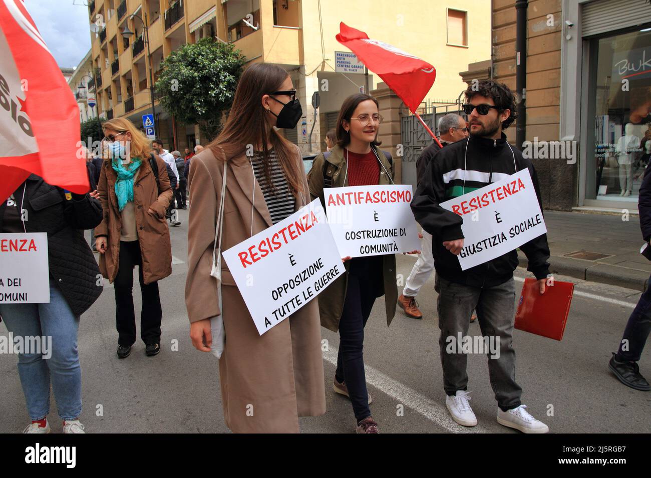 April 25, 2022, Nocera Inferiore, Campania/Salerno, Italy: (Credit Image: © Pasquale Senatore/Pacific Press via ZUMA Press Wire) Stock Photo