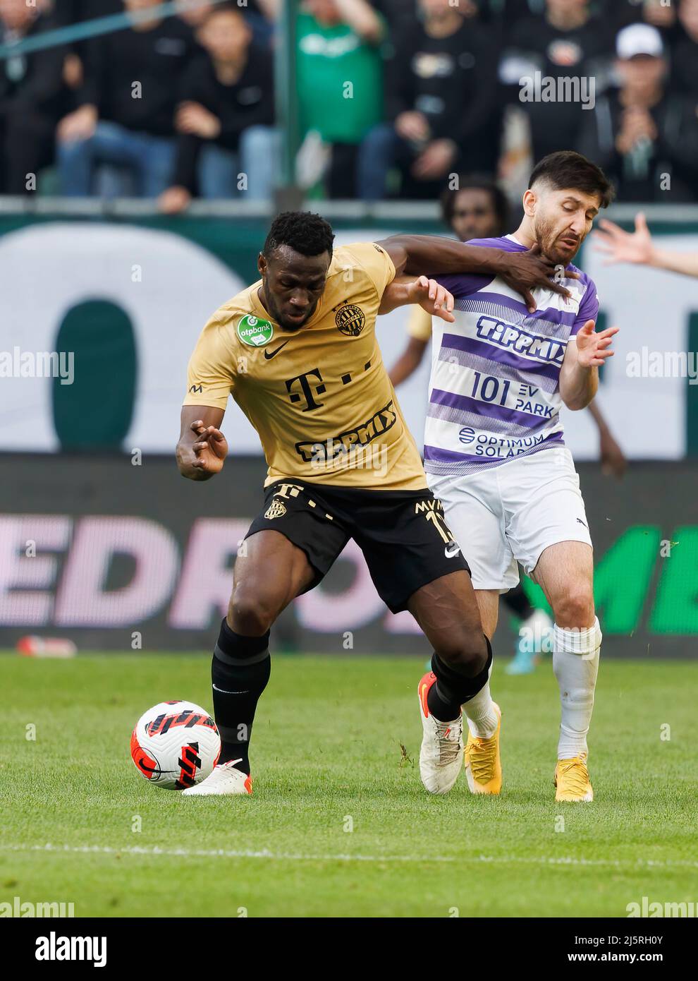 BUDAPEST, HUNGARY - FEBRUARY 5: Anderson Esiti of Ferencvarosi TC