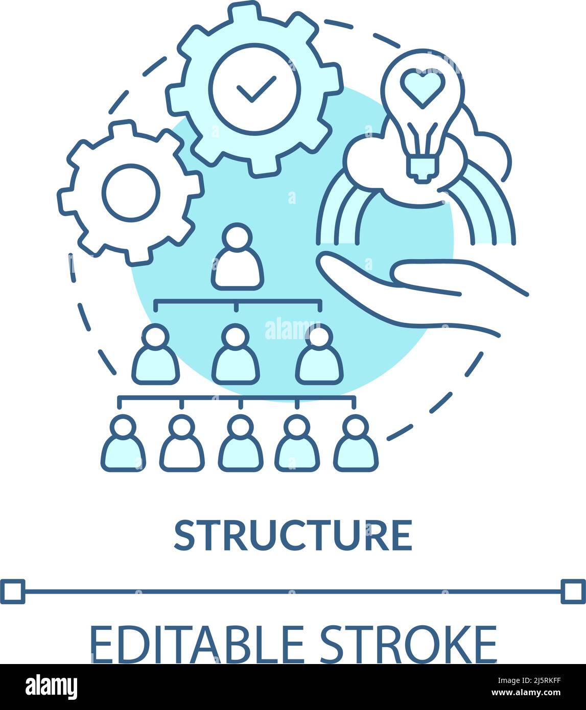 Structure turquoise concept icon Stock Vector Image & Art - Alamy