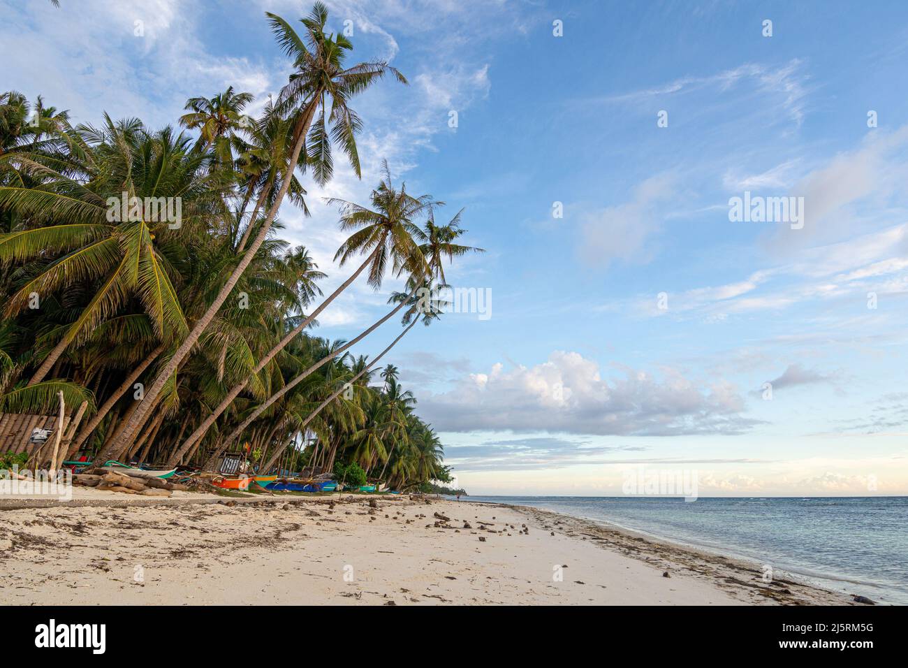 Beach on Siquijor Island, Philippines - 16.11.2019 Stock Photo