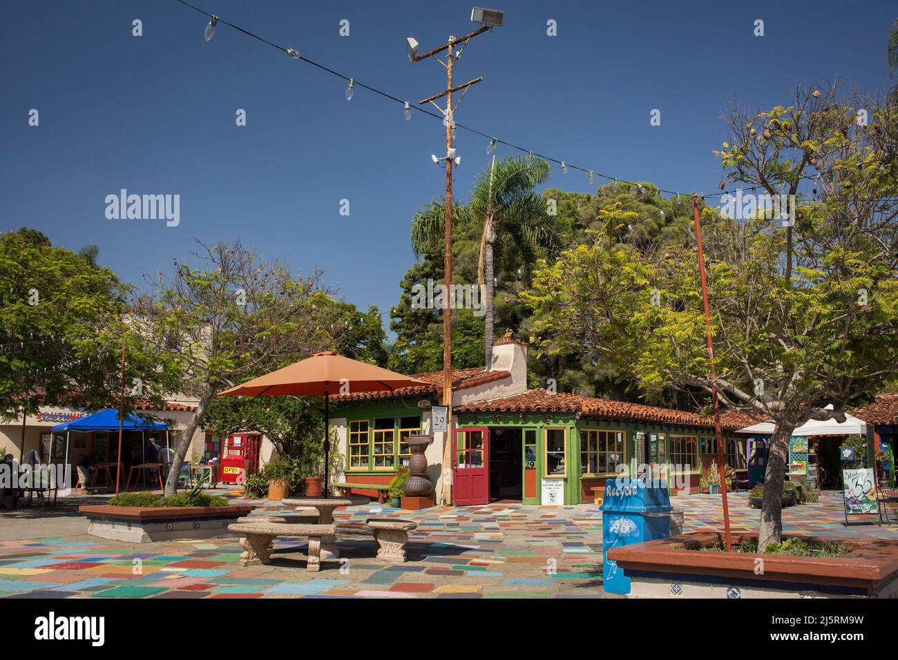 Spanish Village Art Center in Balboa Park, San Diego Stock Photo Alamy