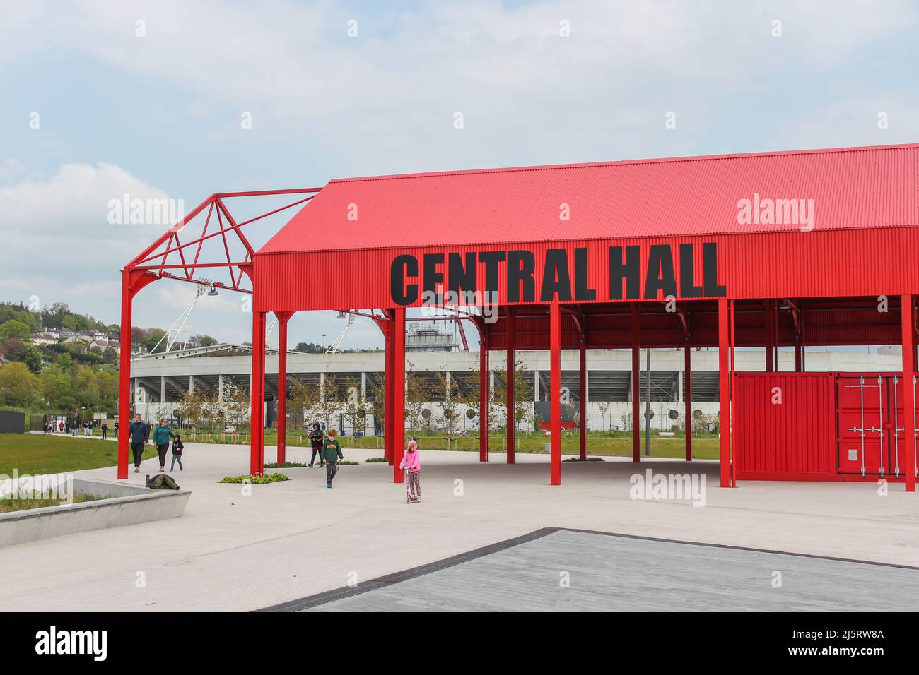 New Marina Park, Cork city. Ireland Stock Photo Alamy