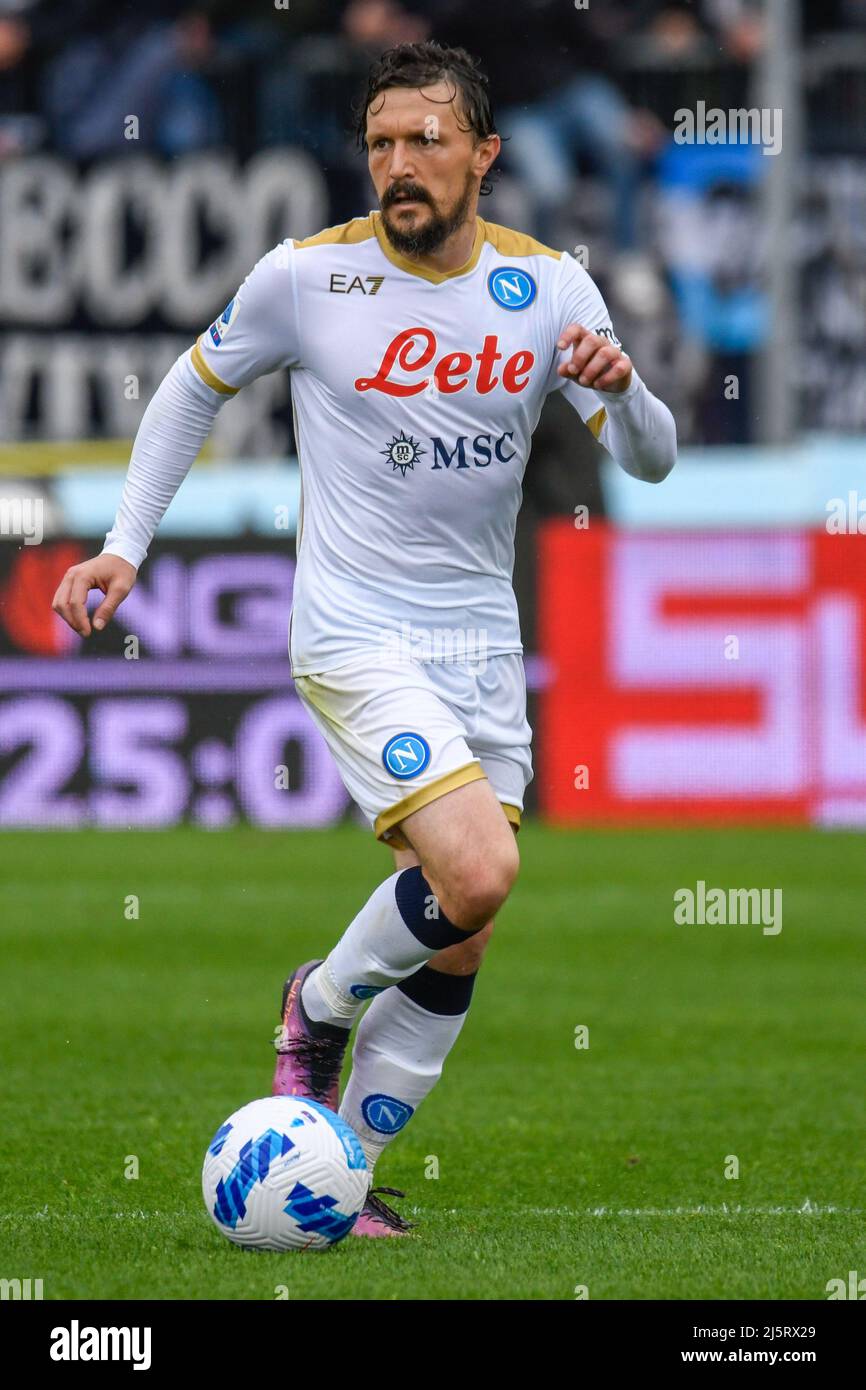 Mario Rui (Napoli) during the italian soccer Serie A match Empoli FC vs SSC  Napoli on April 24, 2022 at the Carlo Castellani stadium in Empoli, Italy  (Photo by Fabio Fagiolini/LiveMedia/Sipa USA