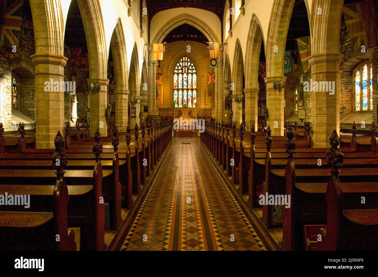 Saint Patrick's, Church of Ireland Cathedral ,Armagh, Northern Ireland Stock Photo