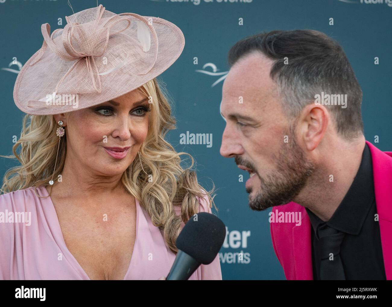 Doncaster Racecourse Best Dressed Lady April 2022 Stock Photo Alamy