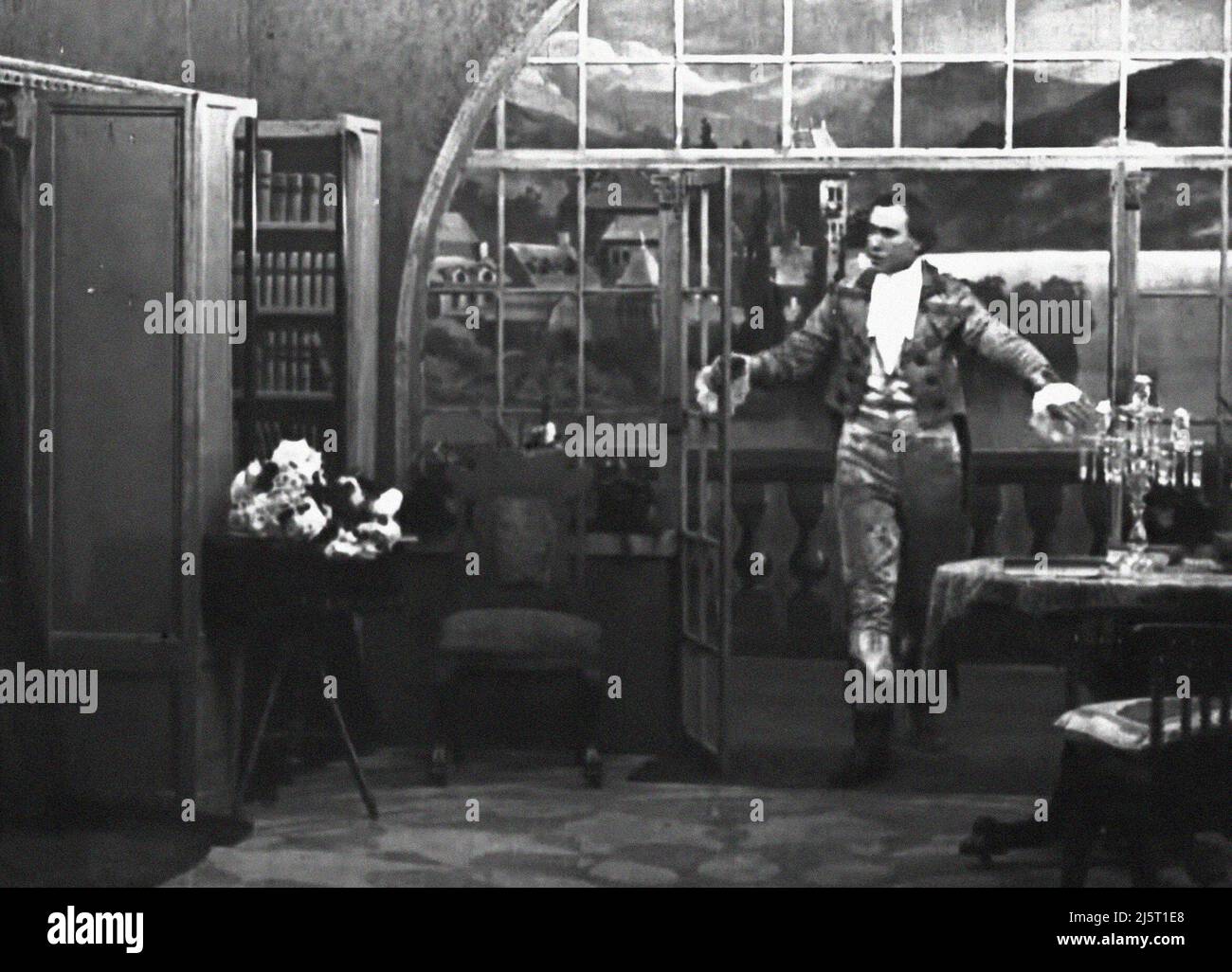 Frankenstein film set hi-res stock photography and images - Alamy