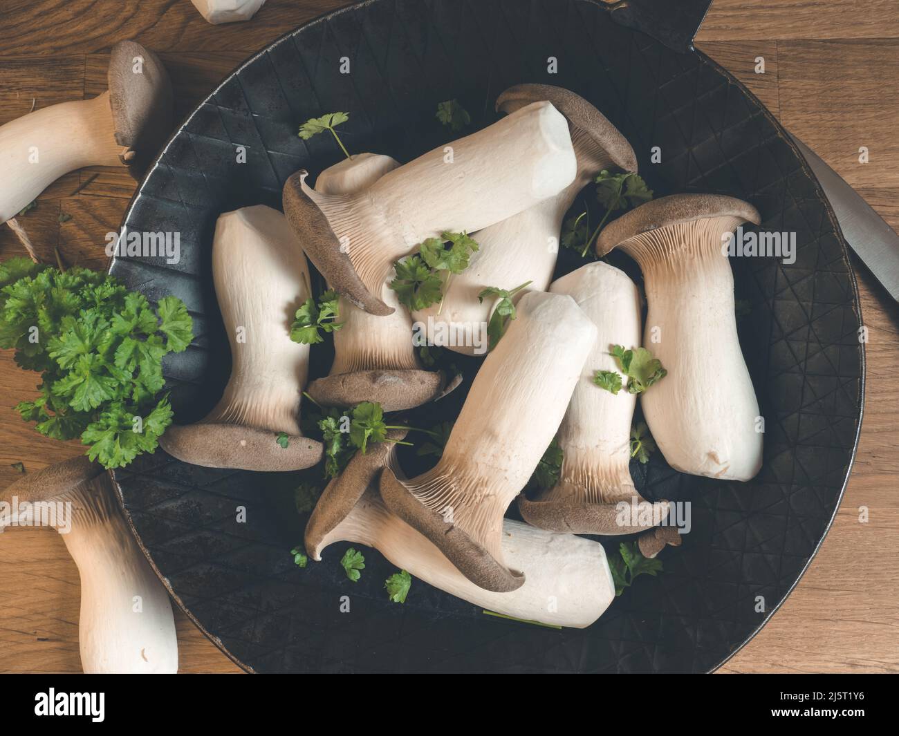 Health benefits of oyster mushrooms hires stock photography and images