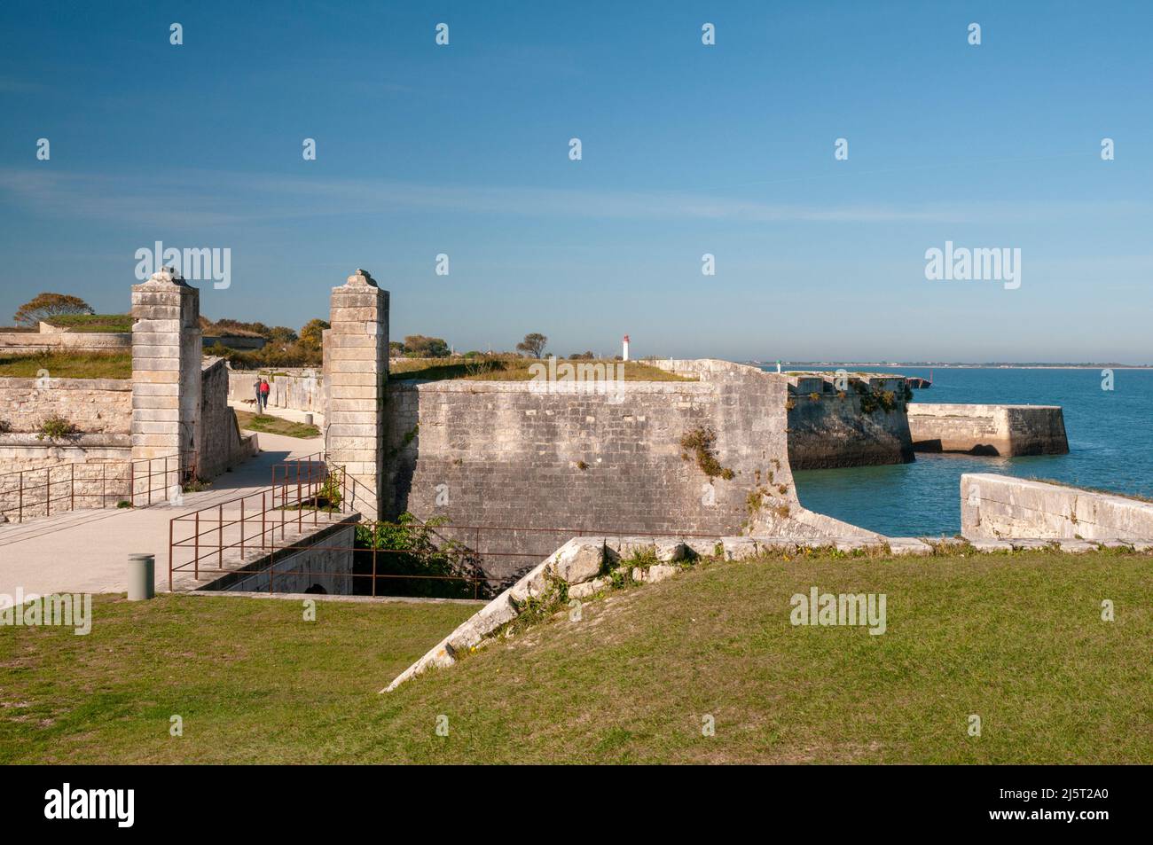 Fortifications by Vauban listed as a UNESCO World Heritage Site, Saint-Martin-de-Re, Ile de Re, Charente-Maritime (17), Nouvelle Aquitaine region, Fra Stock Photo