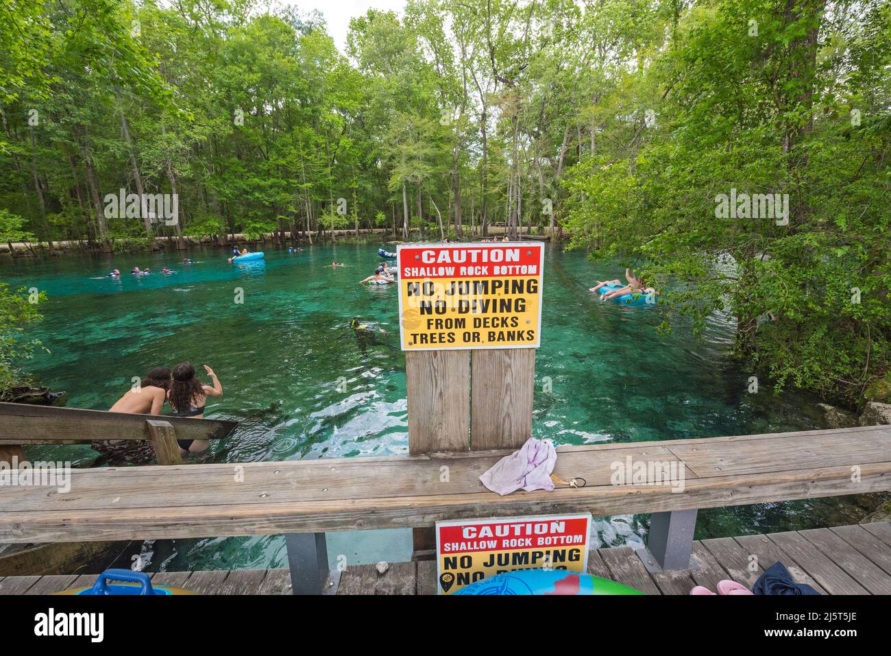 Ginnie Springs is a freshwater 2nd magnitude springs situated along the