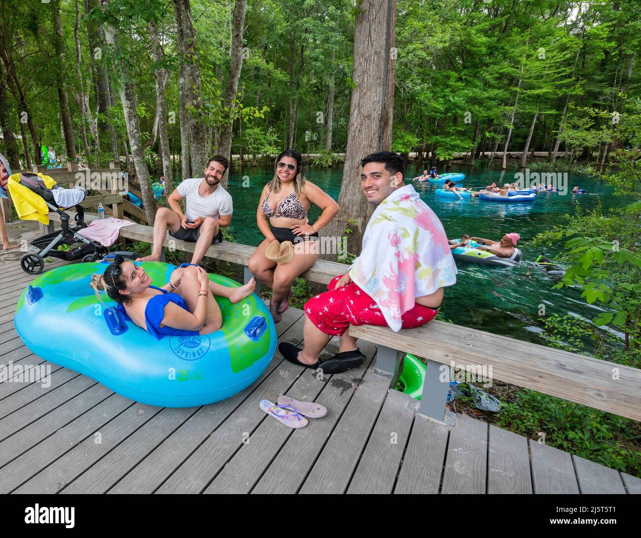 Ginnie Springs is a freshwater 2nd magnitude springs situated along the