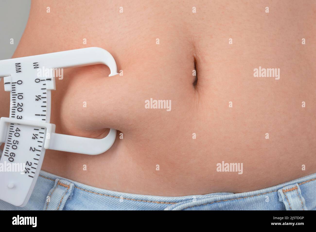 Measure Body Fat Percentage Woman 3d Stock Illustration 434639257