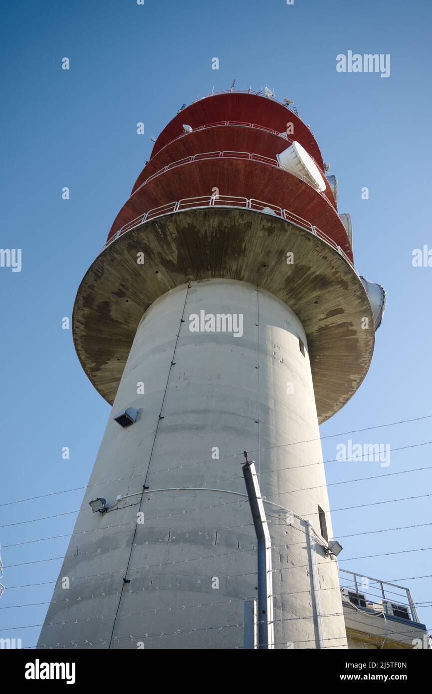 Telegraph tower at Parco Colle Del Telegrafo, Pescara, Abruzzo, Italy,  April 2022 Stock Photo - Alamy
