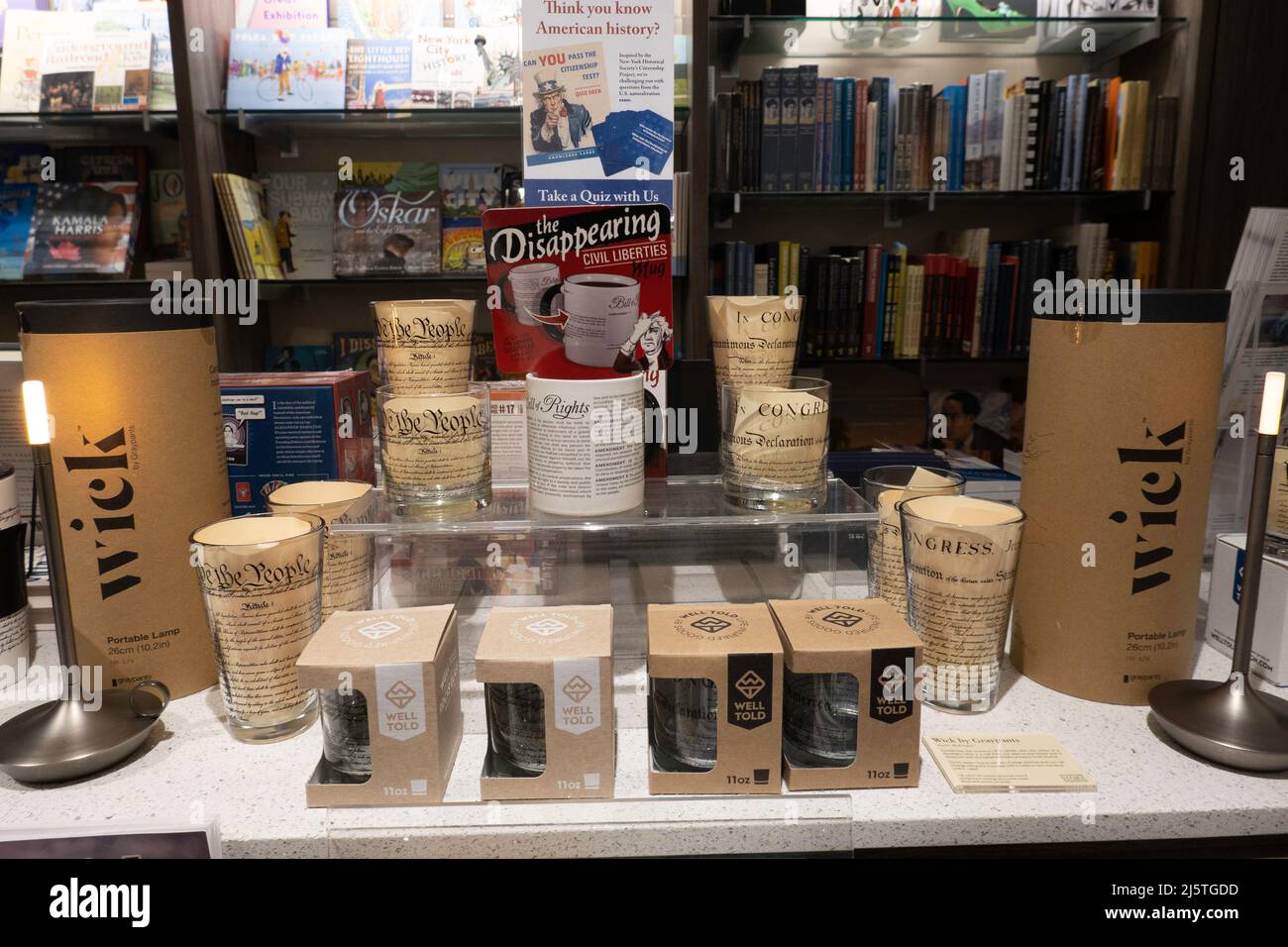 The Gift shop at The New York Historical Society & Library, NYC, USA 2022 Stock Photo Alamy