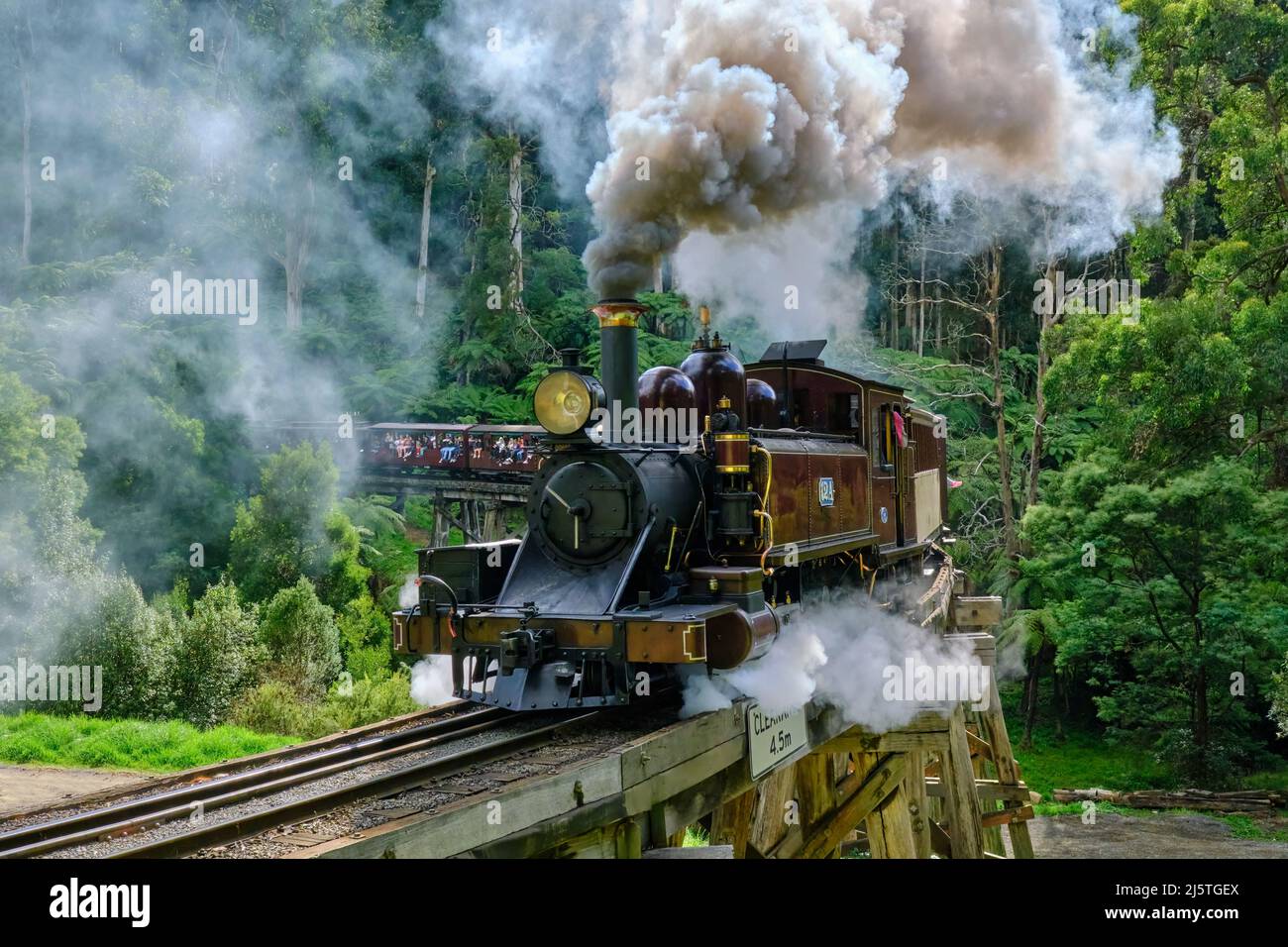 Puffing Billy Stock Photo
