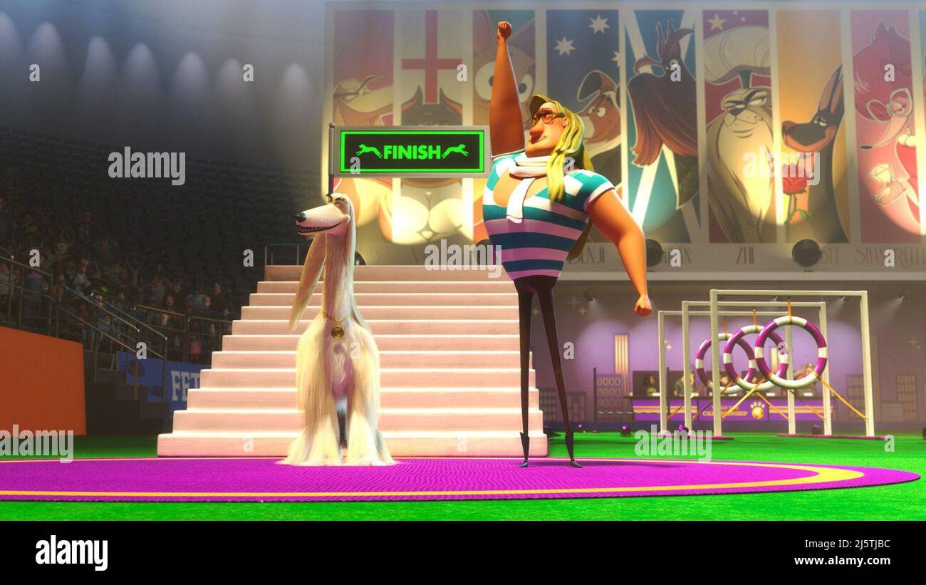 MARMADUKE, left Zeus (voice J.K. Simmons), 2022. © Netflix / Courtesy Everett Collection Stock