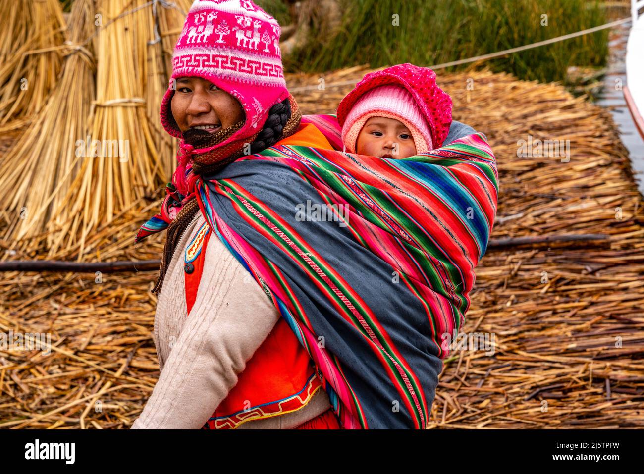 Peruvian baby sling top