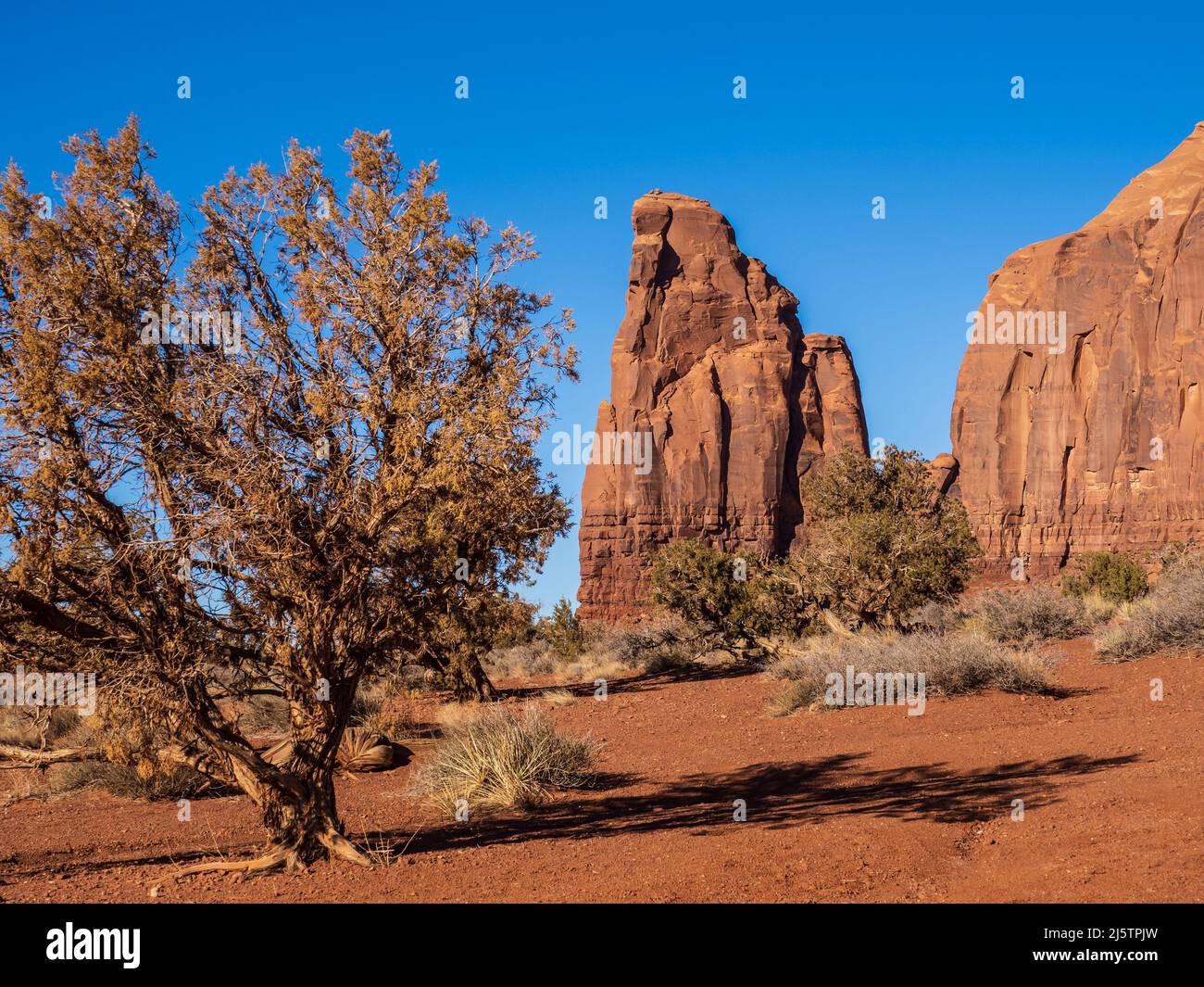 The Spearhead, Monument Valley Tribal Park, Navajo Nation, Utah and Arizona. Stock Photo