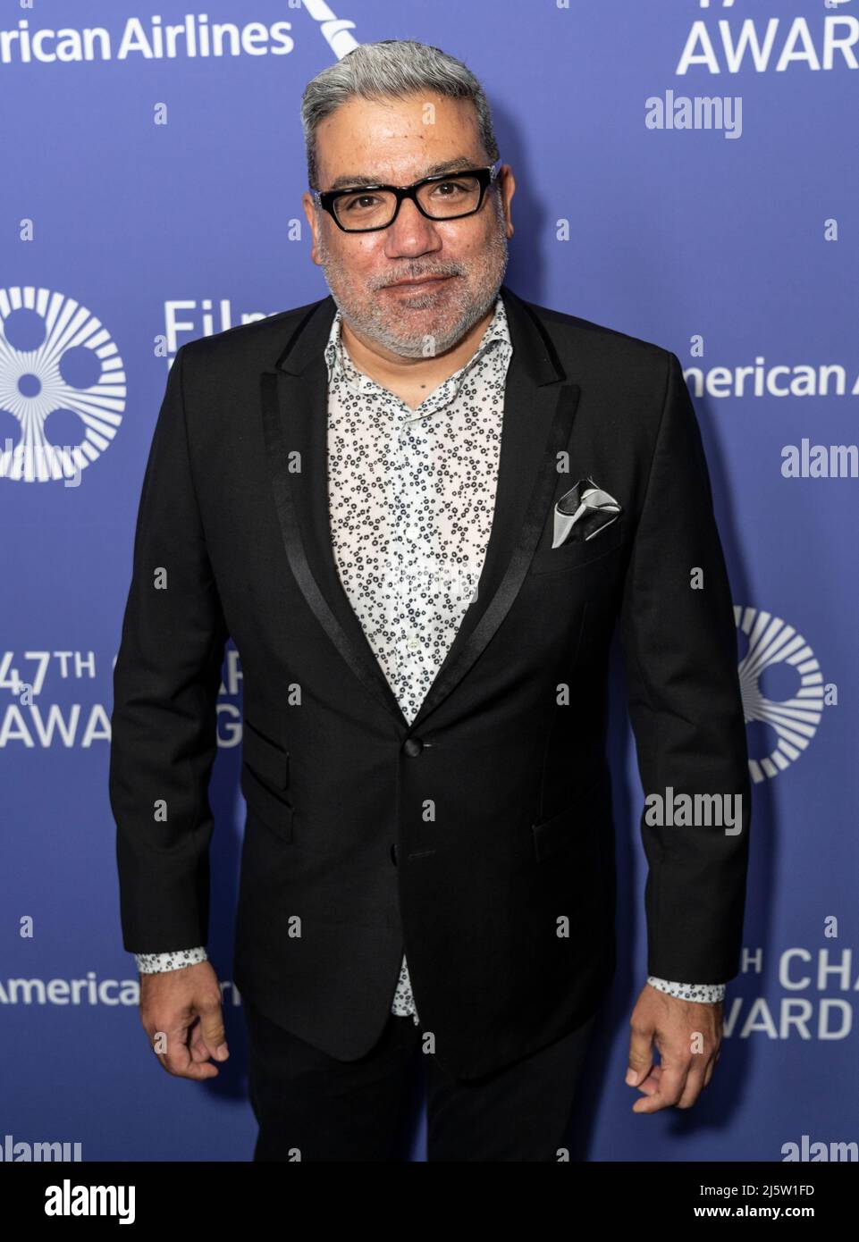 New York, NY - April 25, 2022: Eugene Hernandez attends 47th Chaplin Award Gala at Alice Tully Hall Stock Photo
