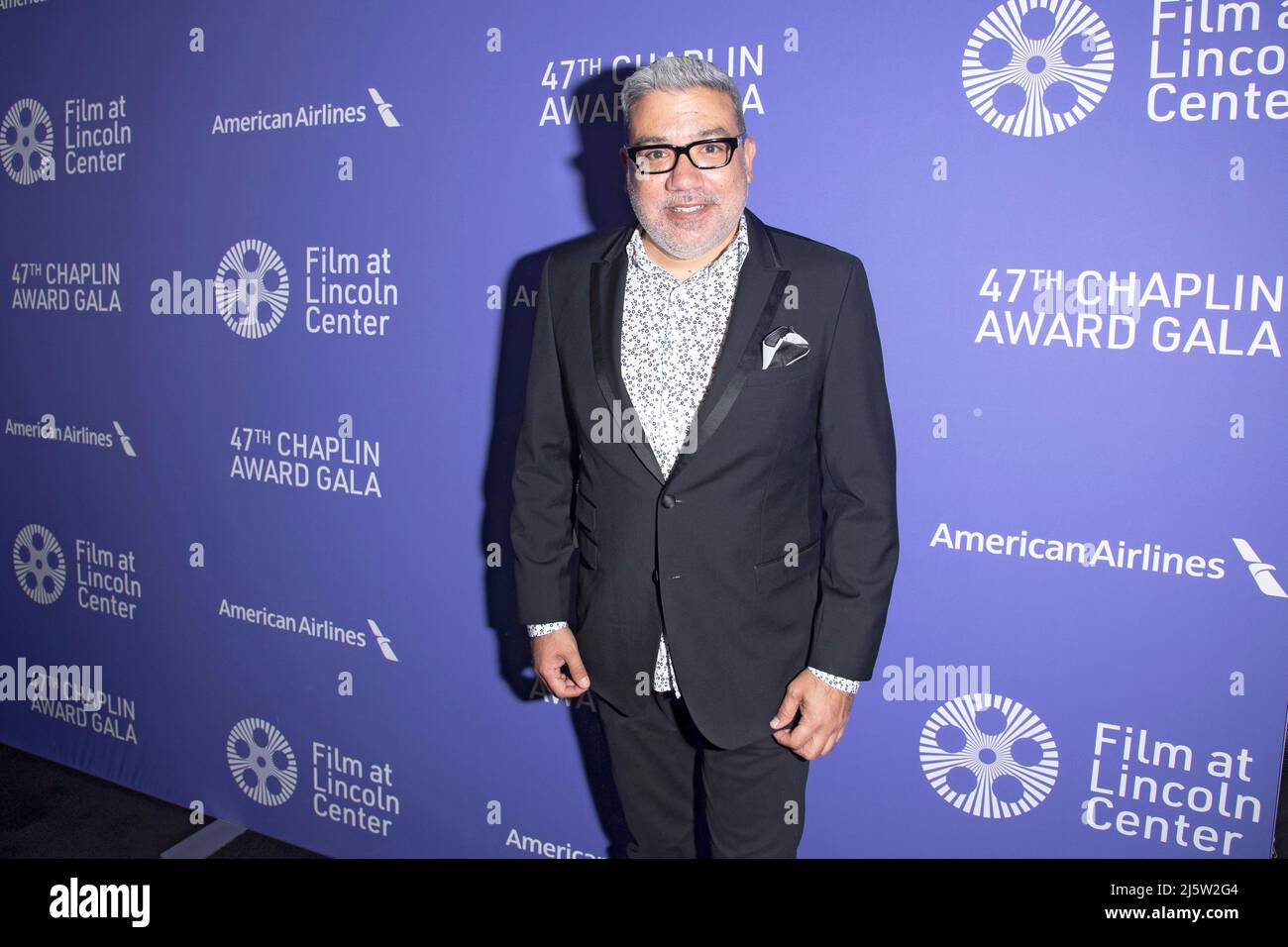 NEW YORK, NEW YORK - APRIL 25: Senior Vice President of FLC and Executive Director of the New York Film Festival Eugene Hernandez attends the 47th Chaplin Award Gala honoring Cate Blanchett at Alice Tully Hall, Lincoln Center on April 25, 2022 in New York City. Stock Photo