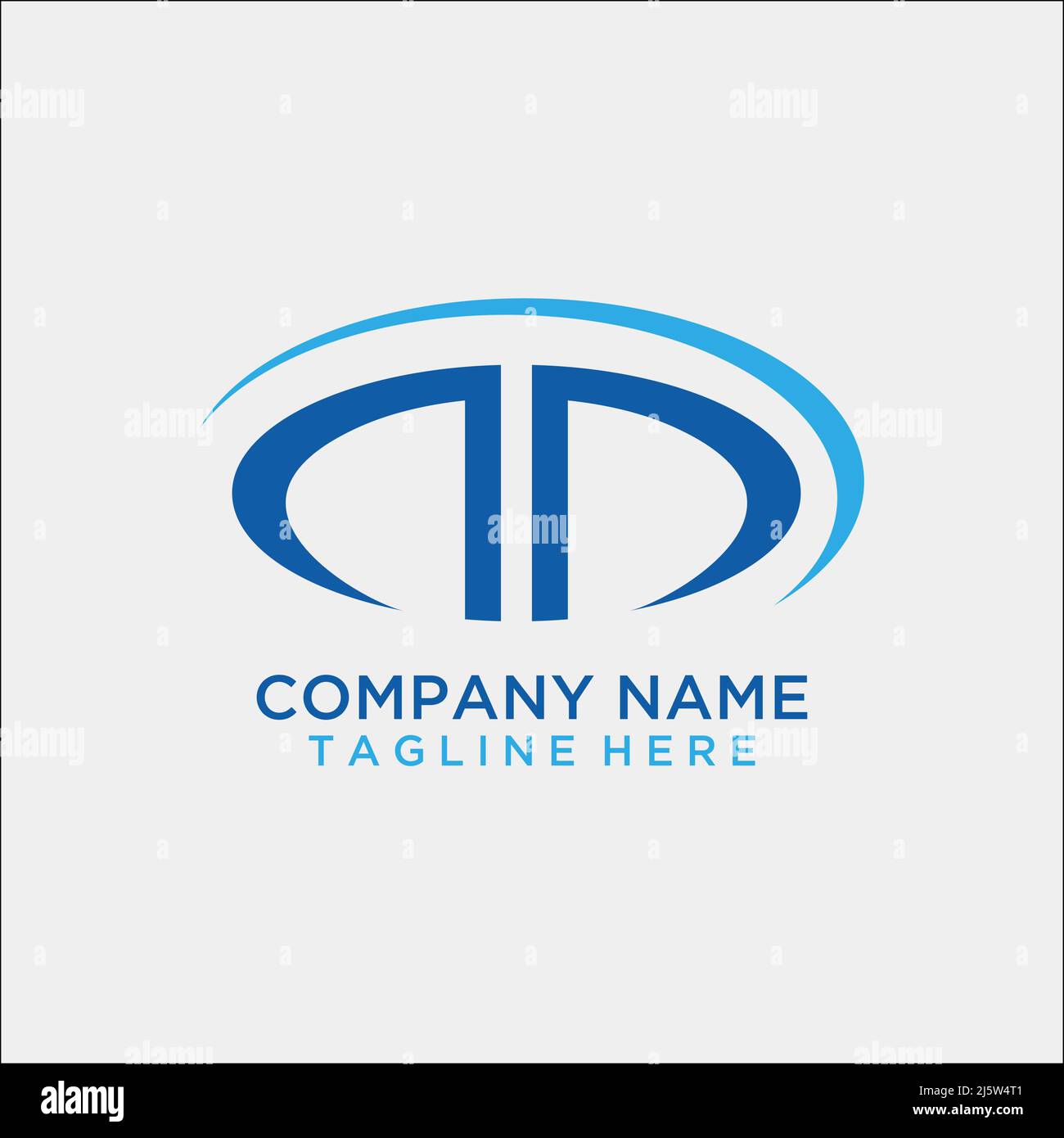 T letter logo design Stock Vector