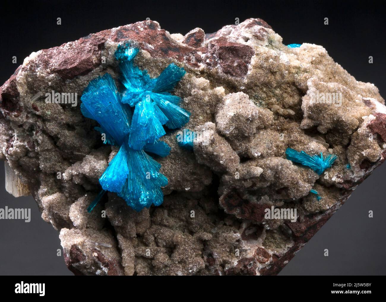mineral specimen stone rock geology gem crystal Stock Photo