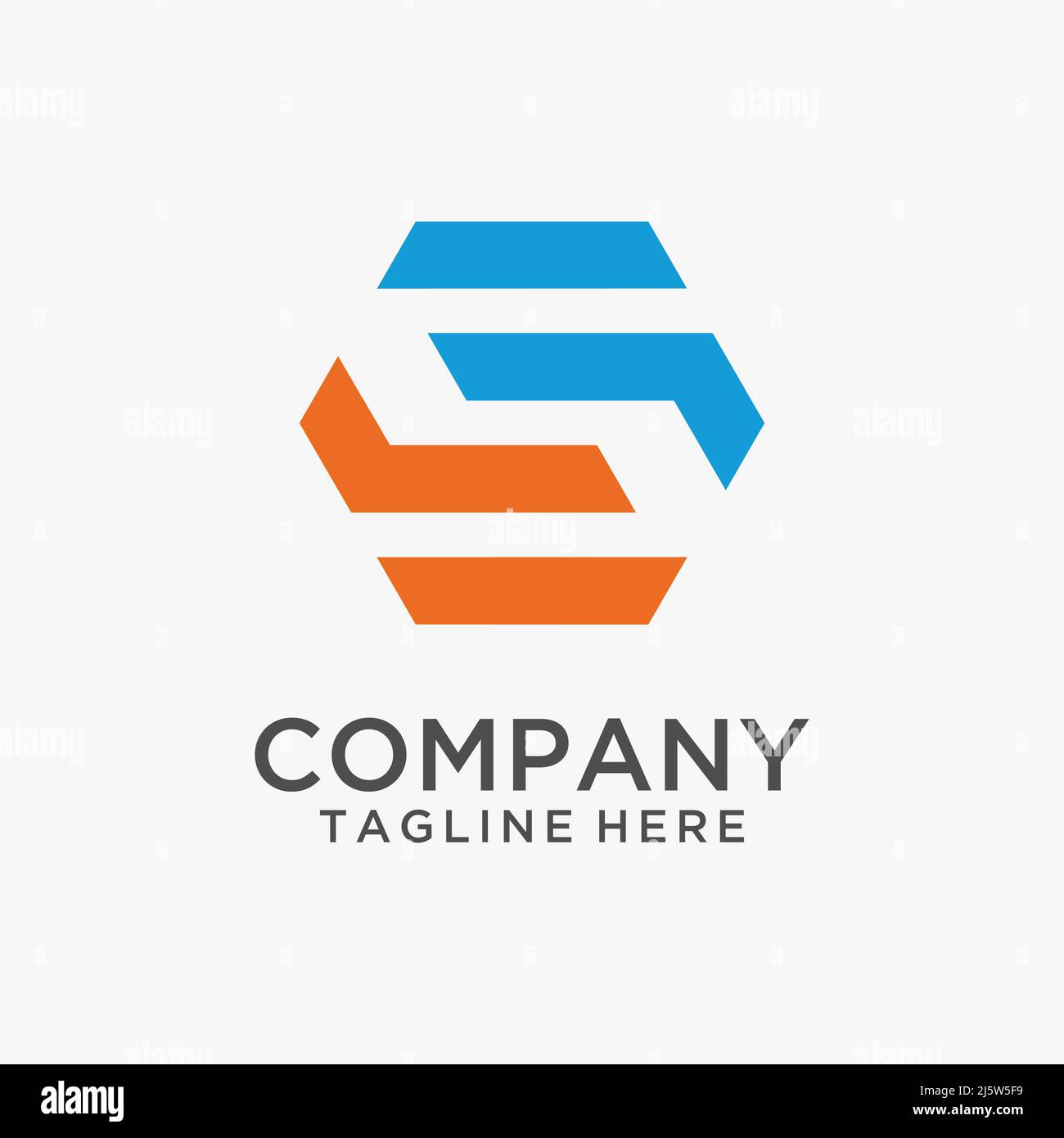 Letter S hexagonal logo design Stock Vector Image & Art - Alamy