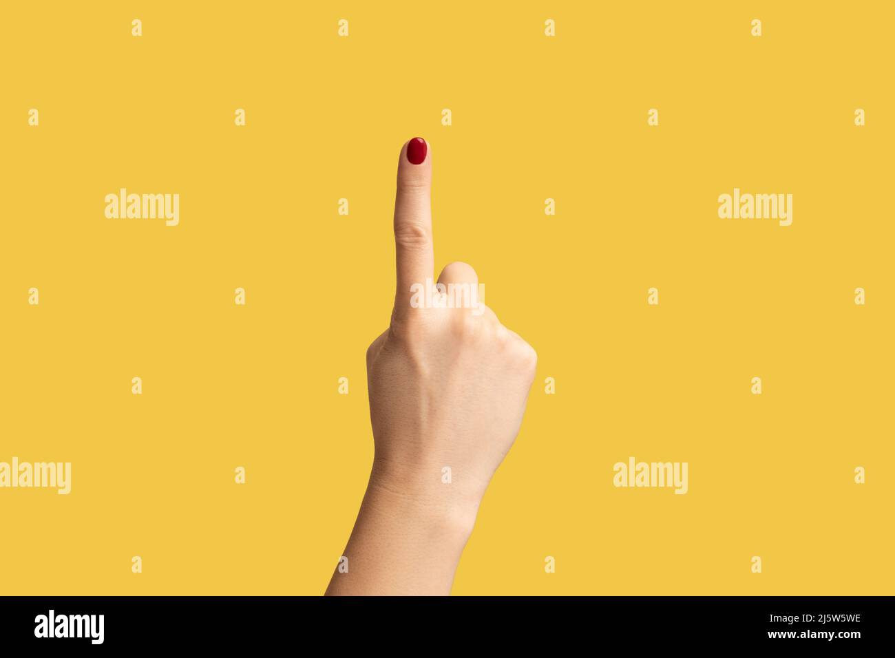 Number 1 hand gesture hi-res stock photography and images - Alamy