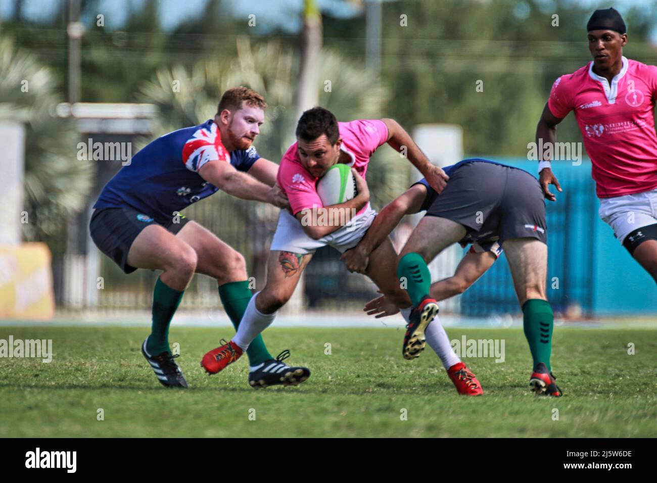2022 Rugby RAN Seven Qualifier Tournament in The Bahamas Stock Photo