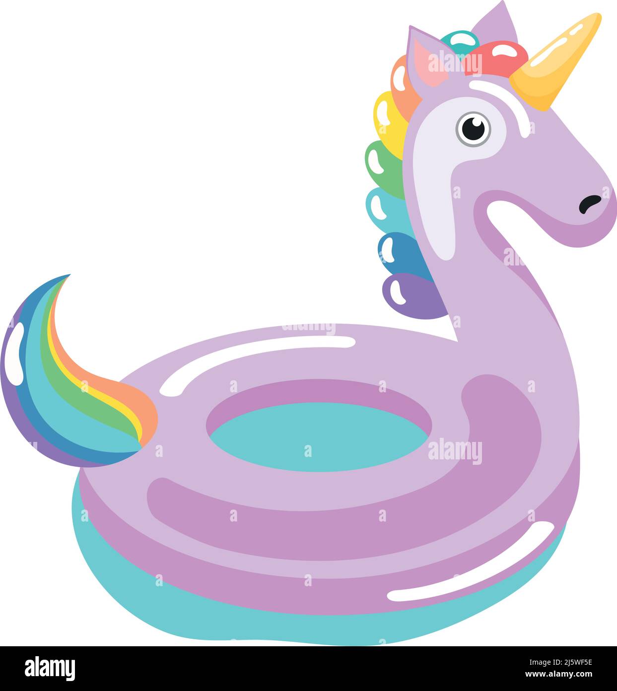 unicorn float pool Stock Vector Image & Art - Alamy