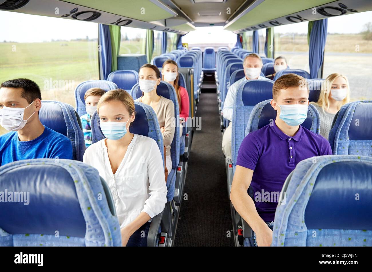 Bus interior safety hi-res stock photography and images - Alamy