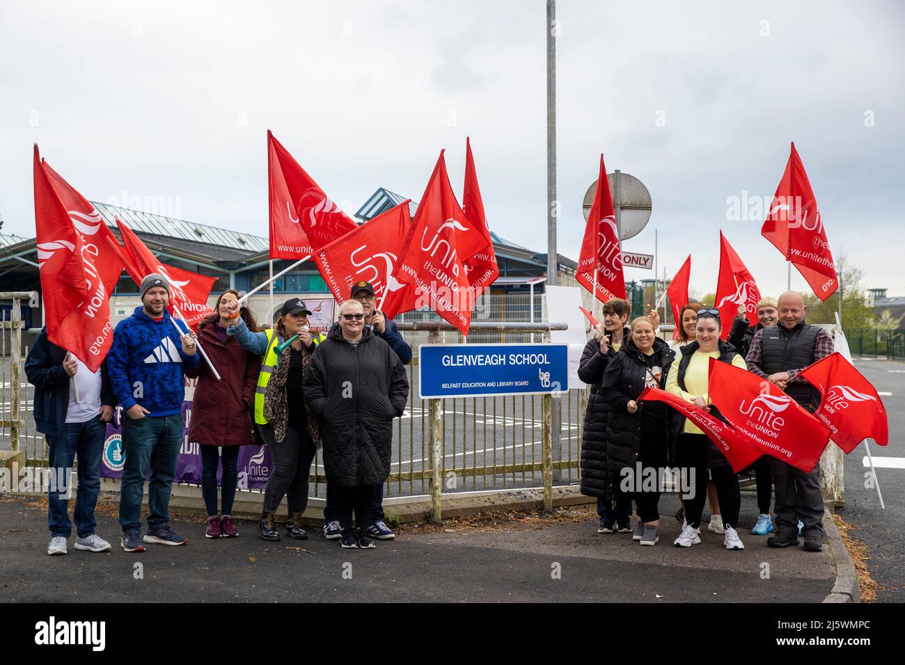 UNITE Union Members On Strike At Glenveagh School Belfast Belfast unite-union-members-on-strike-at-glenveagh-school-belfast-belfast