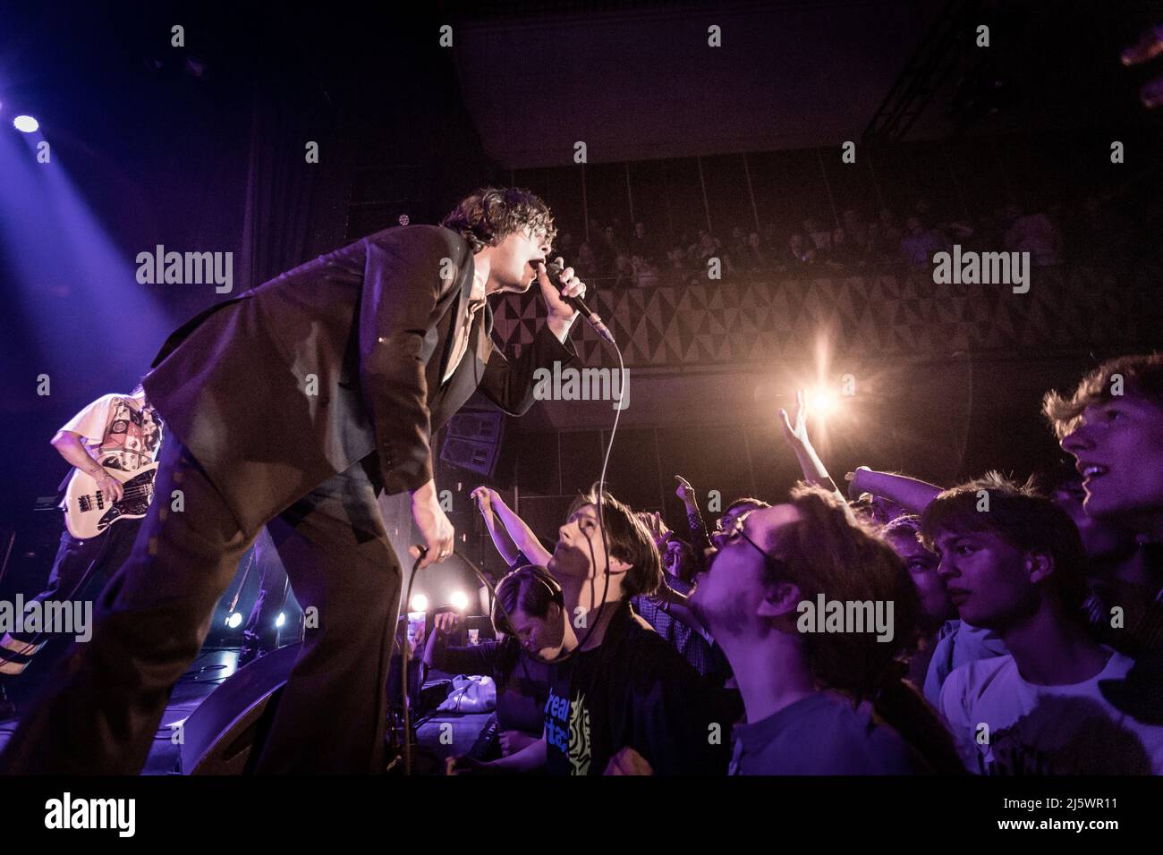 Copenhagen, Denmark. 24th, March 2022. The Danish punk band Iceage ...