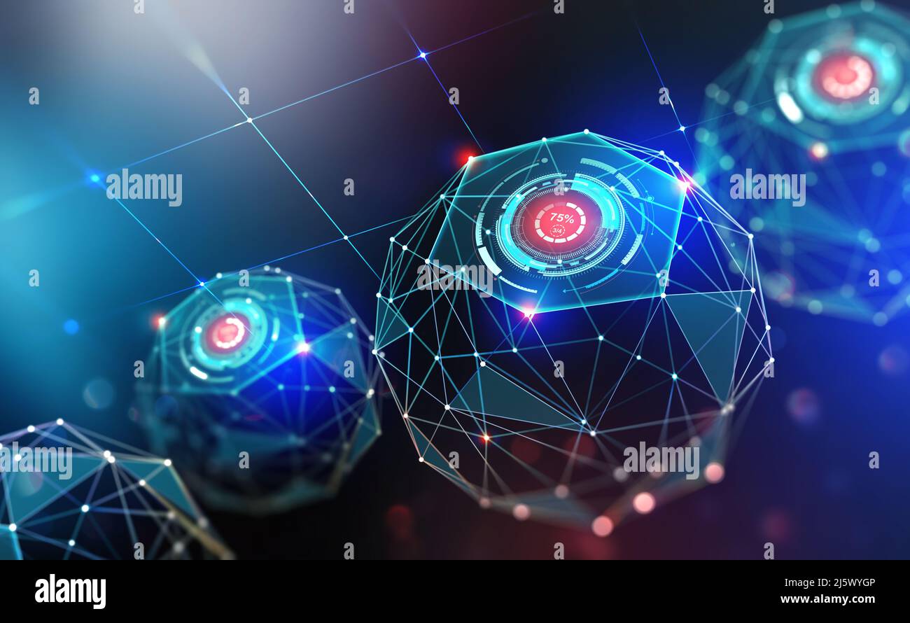 Digital mind. Work on creation of artificial intelligence. Wireless