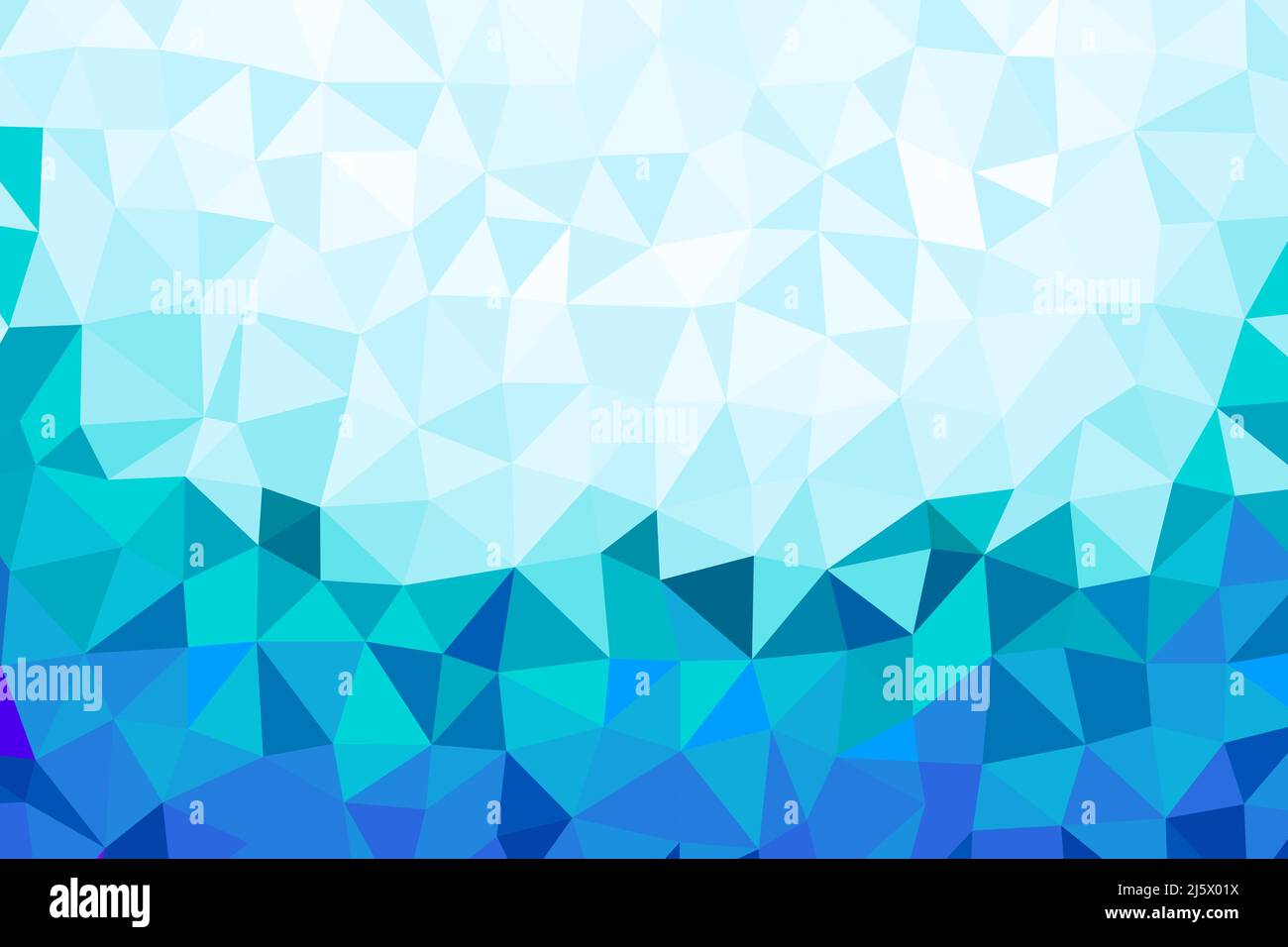 Low poly abstract background. Blue, green and cyan colors. Vector