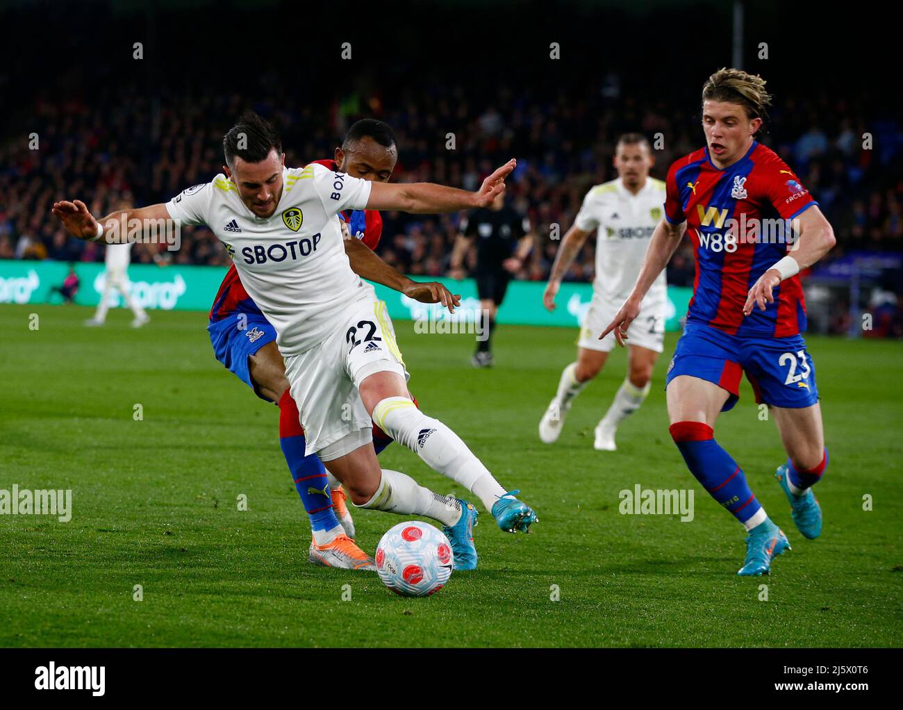 LONDON, United Kingdom, APRIL 25Jack Harrison of Leeds United during