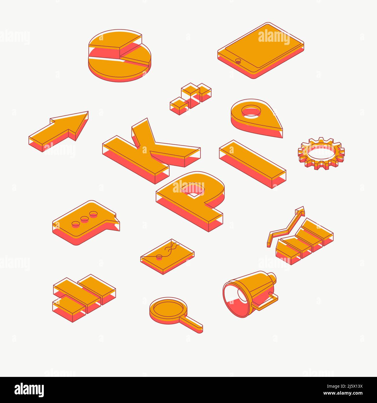 Kpi key performance indicator vector vectors hi-res stock photography ...