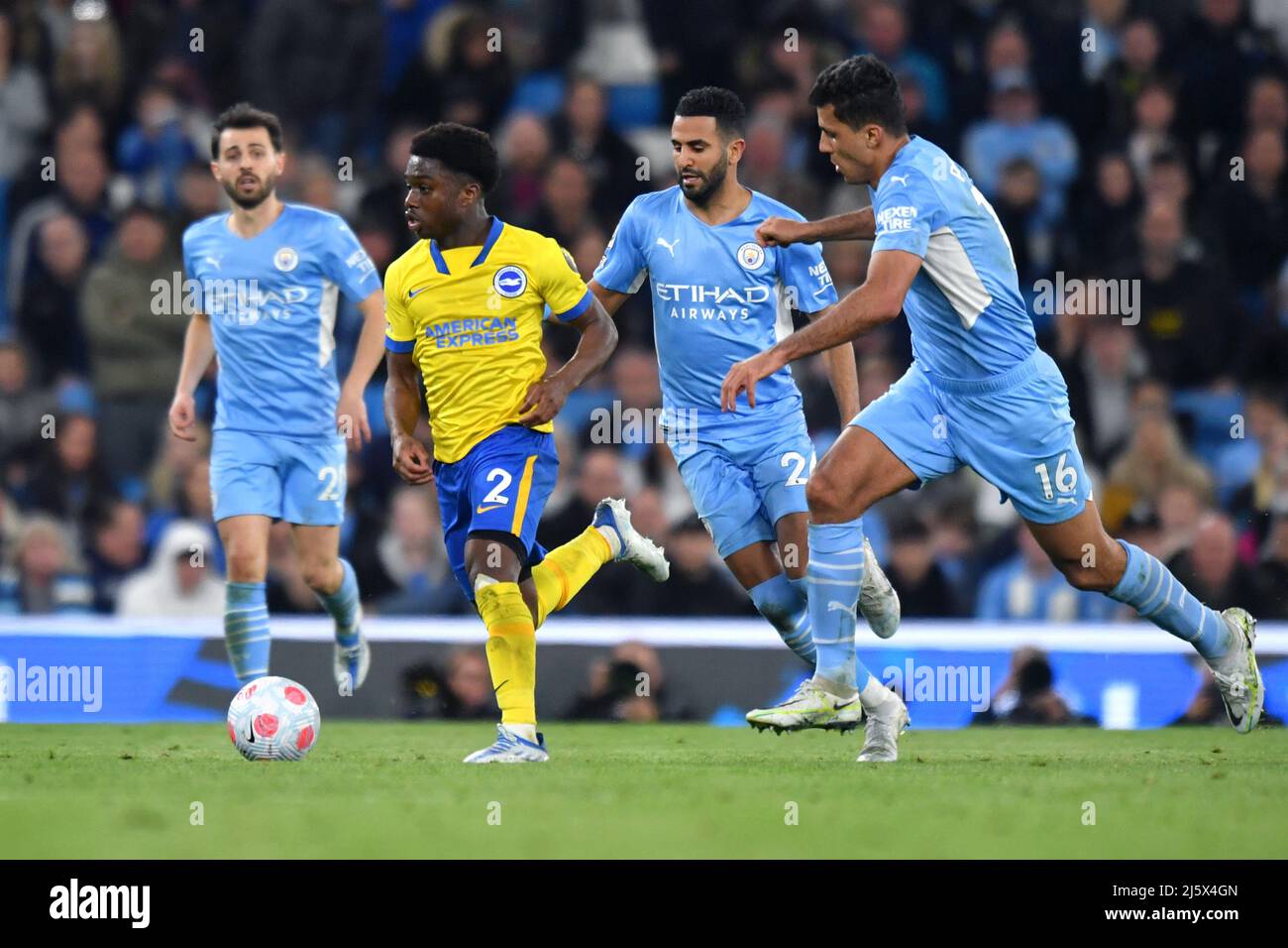 Brighton and Hove Albion's Tariq Lamptey. Picture date: Thursday April 21, 2022. Photo credit should read:   Anthony Devlin/Alamy Live News/Alamy Live News Stock Photo