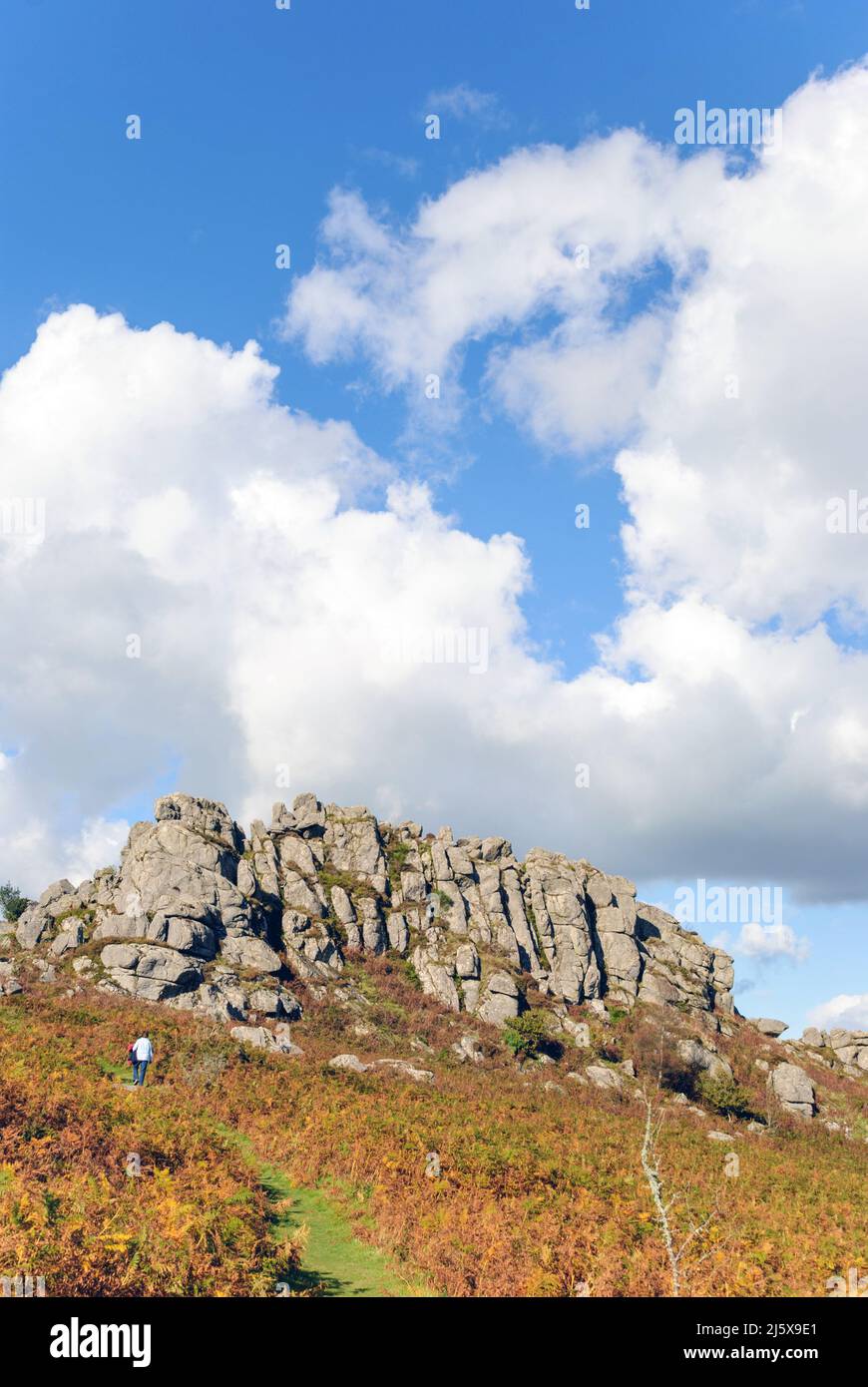 UK, England, Devonshire. Greator Rocks in the National Park of Dartmoor