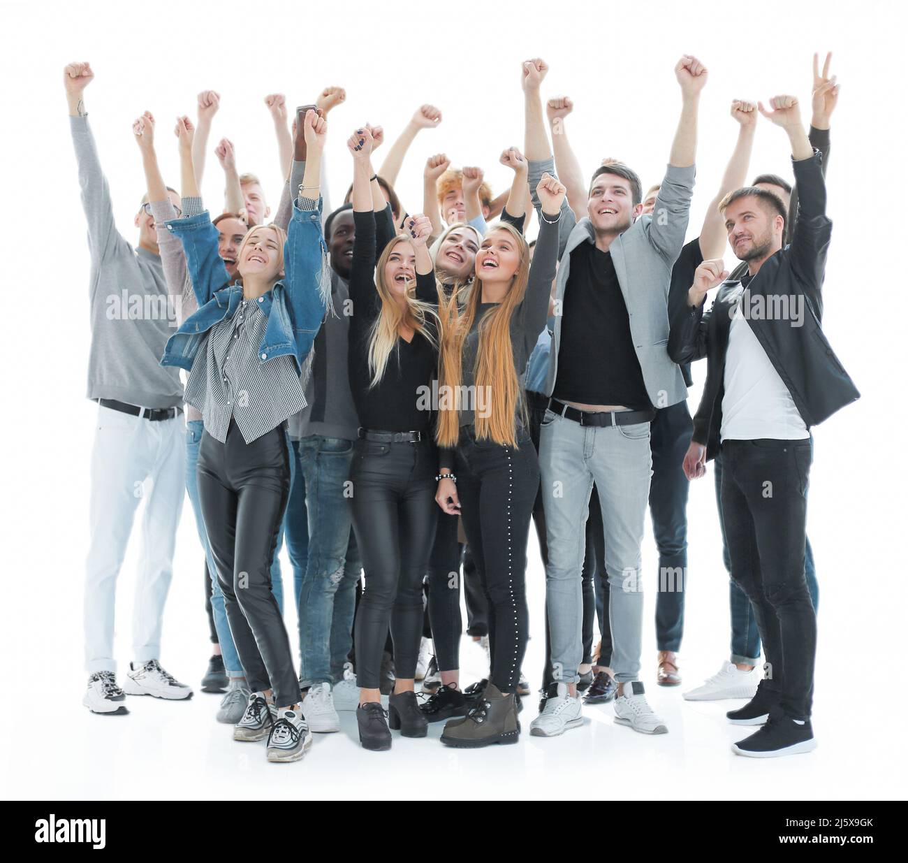 diverse group of happy young people standing together Stock Photo - Alamy