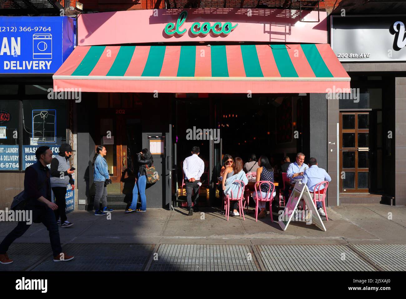 El Coco, 202 8th Ave, New York, NYC storefront photo of a Mexican