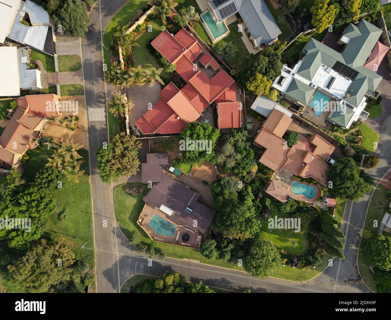 Aerial Property Photo taken in South Africa Stock Photo Alamy