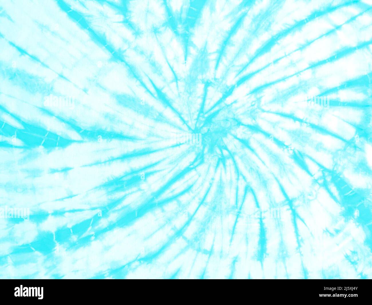 Tie dye shibori pattern. Abstract tie-dye technique hand dyed fabric.  Turquoise blue teal ornamental spiral elements on white background.  Abstract tex Stock Photo - Alamy