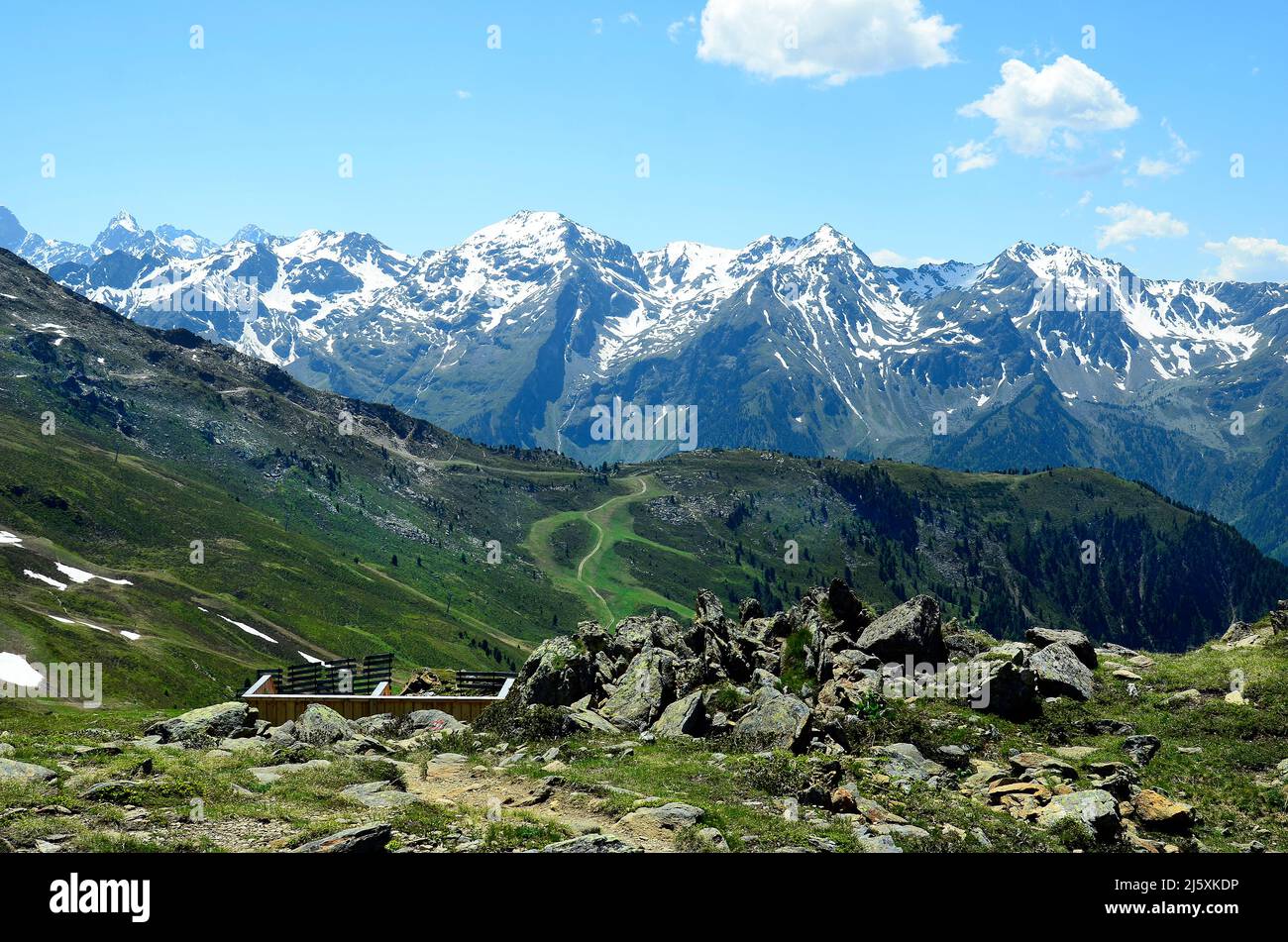 Austria, Tirol, Pitztal and Austrian alps Stock Photo