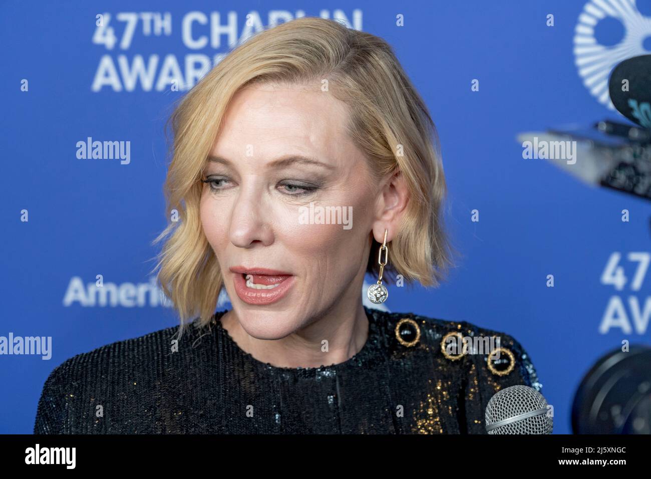 New York, US 25 Apr 2022, Cate Blanchett attends the 47th Chaplin
