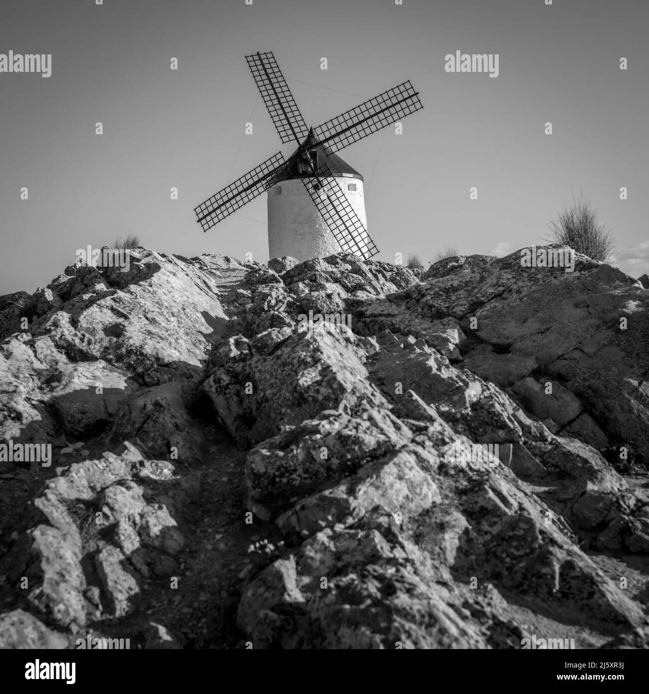 Windmills at Consuegra, Spain Stock Photo Alamy