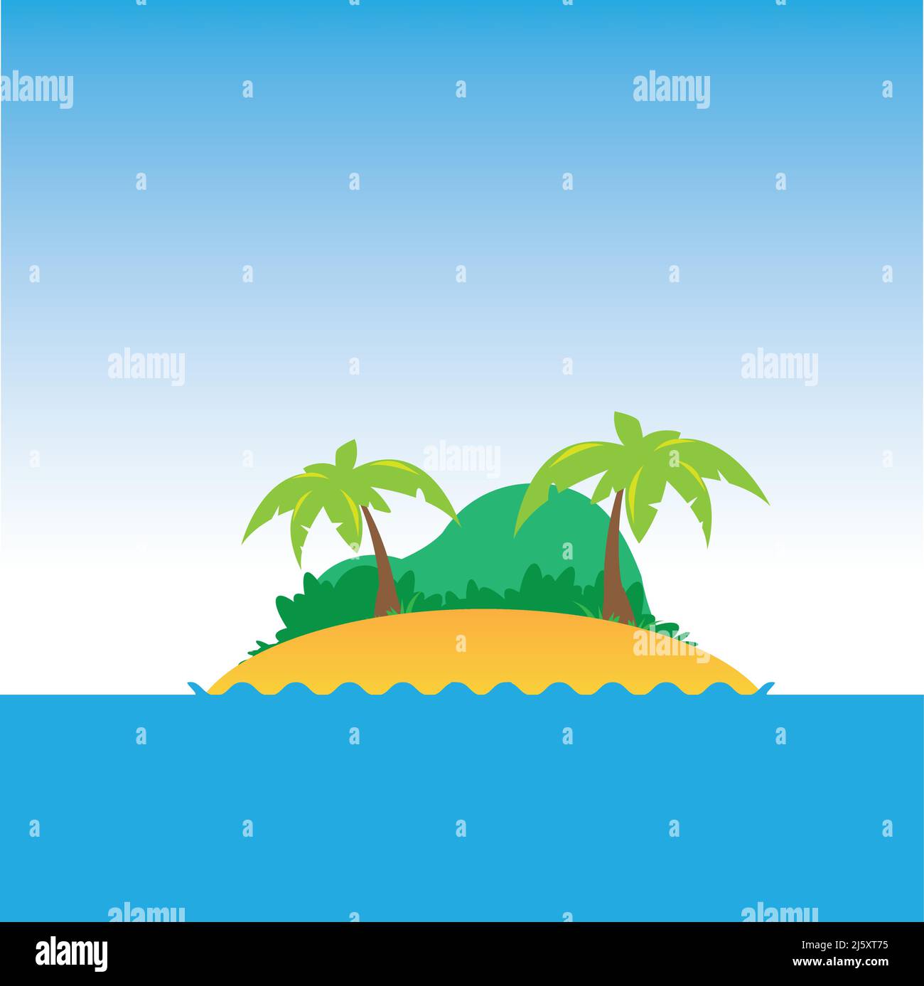 Palm cartoon hi-res stock photography and images - Alamy
