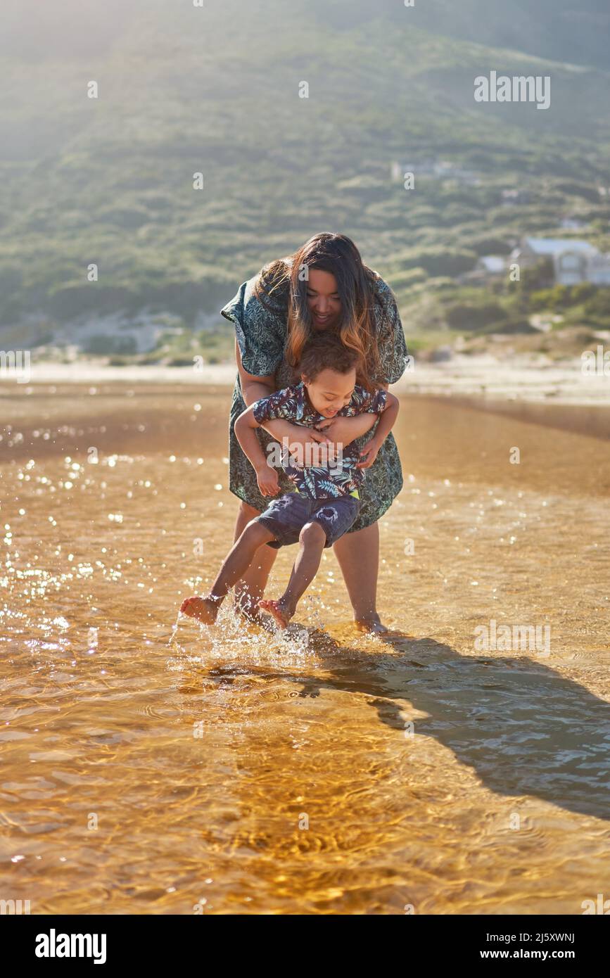 Splashing in the surf hi-res stock photography and images - Alamy