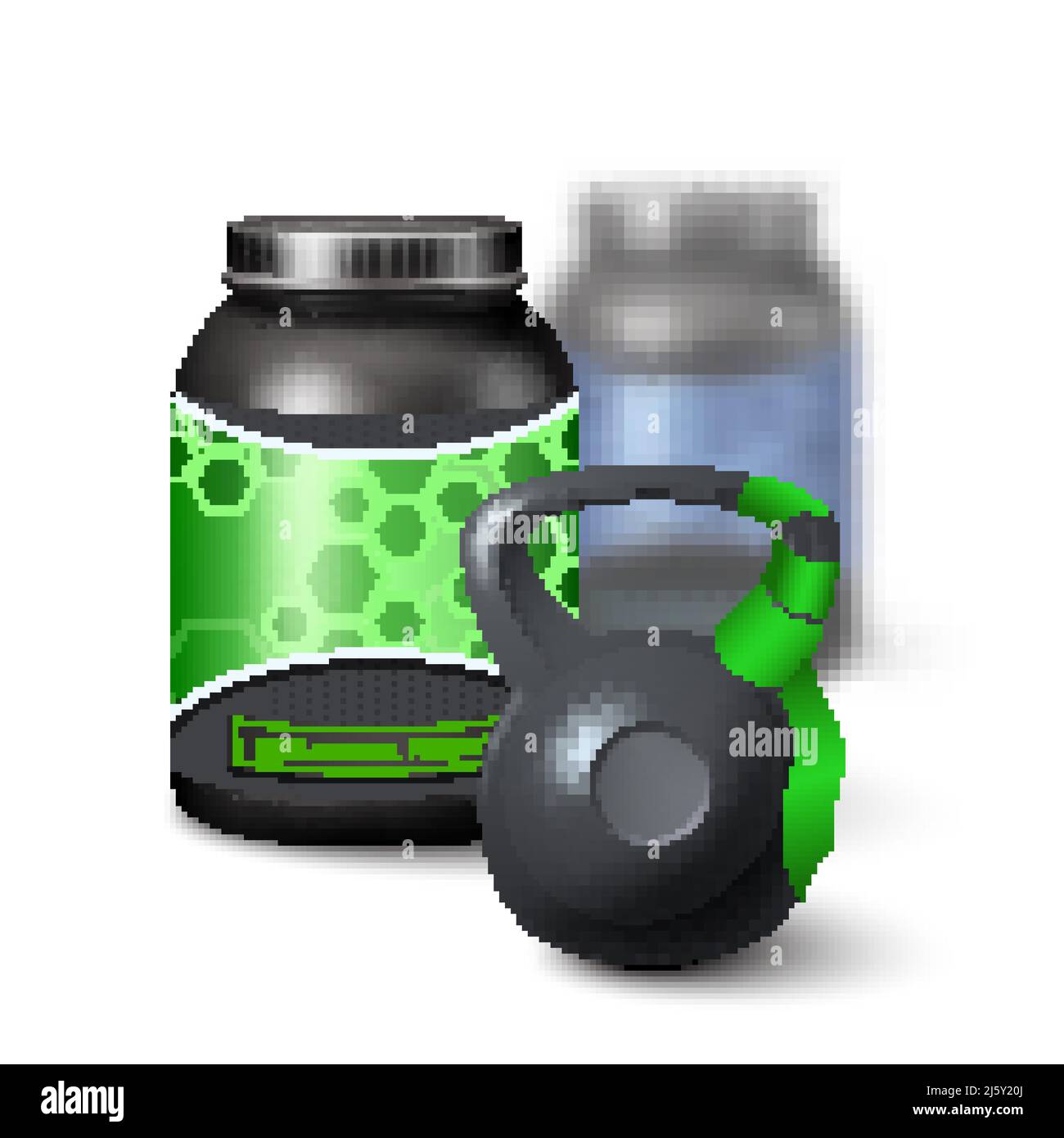Realistic kettlebell vector vectors hi res stock photography and images Alamy
